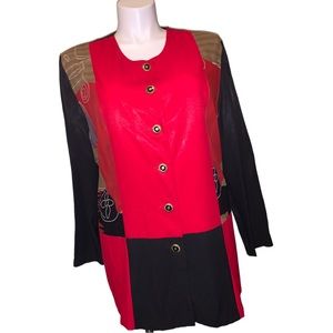 Vintage Dress Savvy New York Dress Shirt, Size 18